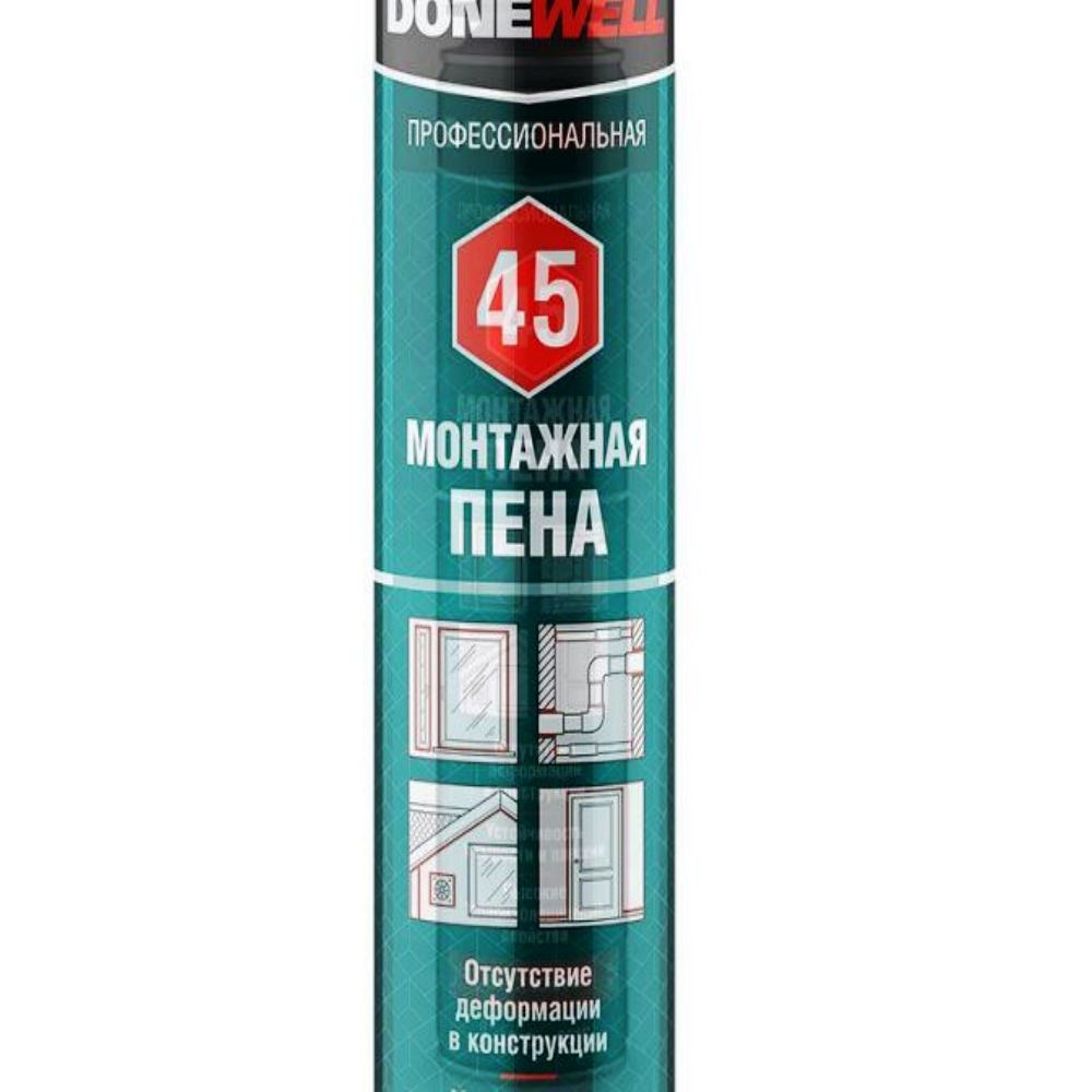 Пена монтажная всесезонная. Пена монтажная donewell 65.