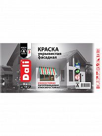 Краска для фасадов DALI 9л укрывистая