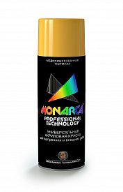 Краска аэрозольная Monarca 0,52л сигнальный желтый акриловая