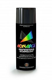 Краска аэрозольная Monarca 0,52л черный матовый акриловая ос