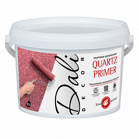 Грунтовка ДАЛИ-decor Quartz Primer адгезионная 3,5кг белая