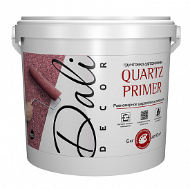 Грунтовка ДАЛИ-decor Quartz Primer адгезионная 6кг белая