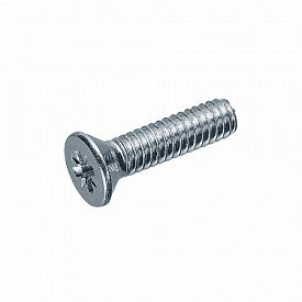 Винт DIN965 с потайной головкой оцинкованный М4х25 12шт пакет Tech-Krep