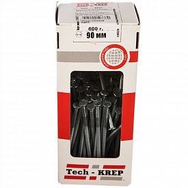 Гвоздь ершеный Tech-Krep оцинкованный 90мм 600г