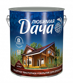 Антисептик Любимая Дача 2,7л палисандр алкидный 1л до 12кв.м.