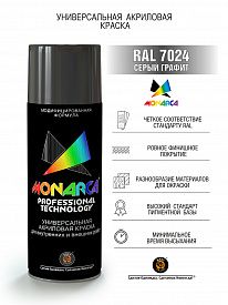 Краска аэрозольная Monarca 270г RAL 7024 Серый Графит