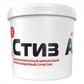 Герметик акриловый Стиз А 3кг белый наружный слой