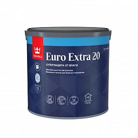 Краска водная Tikkurila Евро 20 (А) 2,7л