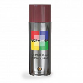 Краска аэрозольная CORALINO 520мл RAL 3005 Красное вино
