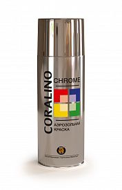 Краска аэрозольная CORALINO 520мл Яркий хром