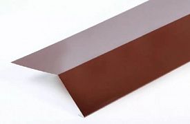 Планка карнизная 65х100х2000мм коричневый RAL8017