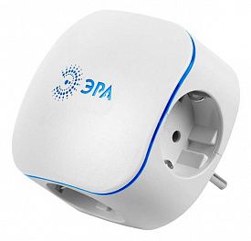 Тройник ЭРА SP-3e-USB 3гн 220V 2xUSB 2000mA белый