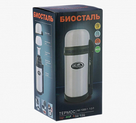 Термос Biostal с ручкой 1л