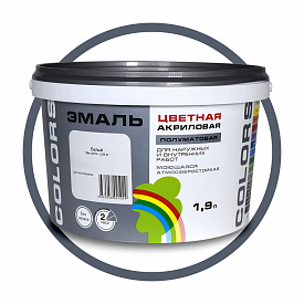 Эмаль ВДАК 220 Colors 1,9л белый
