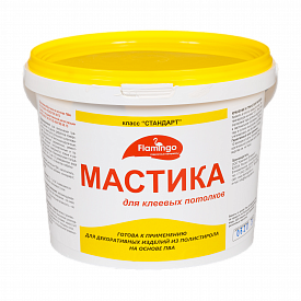 Мастика для клеевых потолков на основе ПВА Фламинго Стандарт 04-02000002 3кг