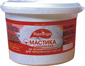 Мастика для клеевых потолков на основе ПВА Фламинго Люкс 04-01000002 3кг