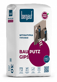 Штукатурка гипсовая Bergauf Bau Putz Gips 30кг