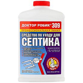 Средство по уходу за септиком Доктор Робик 798мл