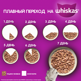Корм для кошек Whiskas 7+ рагу с курицей 75г