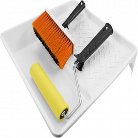 Набор Для обоев Decor 670-3500 кисть торц+валик приж 320х350мм