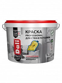 Краска влагостойкая DALI Professional база А 9л