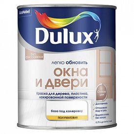 Краска Dulux Окна и Двери полуматовая 0,75л