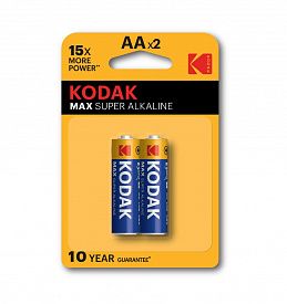 Батарейка алкалиновая Kodak MAX LR6/316 Б0005131 2шт