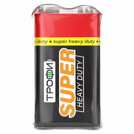 Элемент питания Трофи 6F22-1S SUPER HEAVY DUTY Zinc