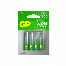 Батарейка алкалиновая GP BATTERIES Super Alkaline 15А 4шт