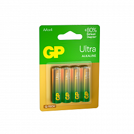 Батарейка алкалиновая GP Batteries Ultra Alkaline 15А 4шт