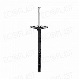 Дюбель для теплоизоляции с мет. гвоздём Ecoplast 154332 10х160 30шт пакет