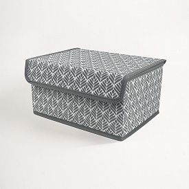 Коробка для хранения вещей Листья с крышкой 25x19x13