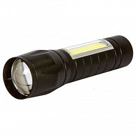 Фонарь светодиодный ручной аккумуляторный USB Glanzen
