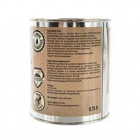 Масло для полков бань и саун Prostocolor металл 0,75л