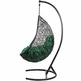Кресло-кокон подвесное BIGARDEN «Easy Black», чёрный, до 120 кг