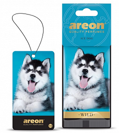 Ароматизатор на зеркало Areon WILD Ice Dog