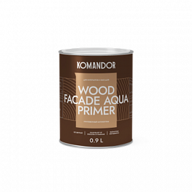 Антисептик грунтовочный KOMANDOR WOOD FACADE AQUA PRIMER 0,9л