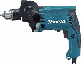 Дрель ударная Makita HP1630 710Вт металл 13мм дерево 30мм