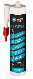 Клей акриловый керамика гипс камень MasterTeks PM ЖГ 0,528л белый