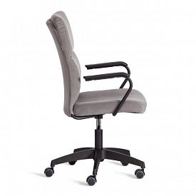 Кресло Benefit, серое, флок, 1040х470х480 мм, TETCHAIR, 29
