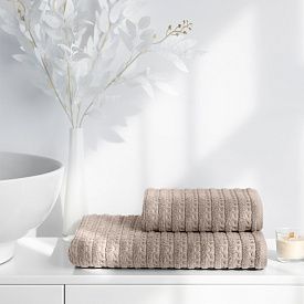Полотенце махровое Pique texture Кофе 45х90 см 430гр/м2 Verossa