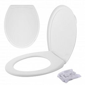 Крышка для унитаза Zalel Kлассик белый 36x43,5см