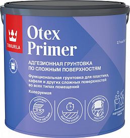 Грунт по стеклу, пластику и керамике Tikkurila Otex Primer А 0,9л