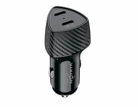 Автомобильное зарядное устройство VIXION PRO VU-13 2-Type-C PD 20W 20W max черный