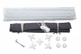 Тент садовый Nolita 10121-3154-2 серый 3х3х2.5м