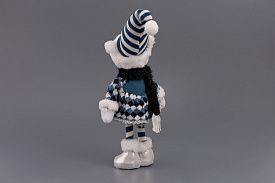 Фигура новогодняя Мишка-девочка 35см