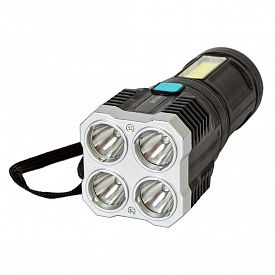 Фонарь светодиодный аккумуляторный USB Glanzen UFL-0400-LS03