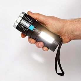 Фонарь светодиодный аккумуляторный USB Glanzen UFL-0400-LS03
