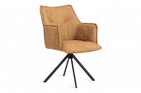 Кресло Lutz/Луц опора 360, велюр/букле, VT shape amber 630х950х610