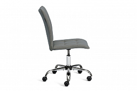 Кресло Ван, серое, флок, 940х465х590 мм, TETCHAIR